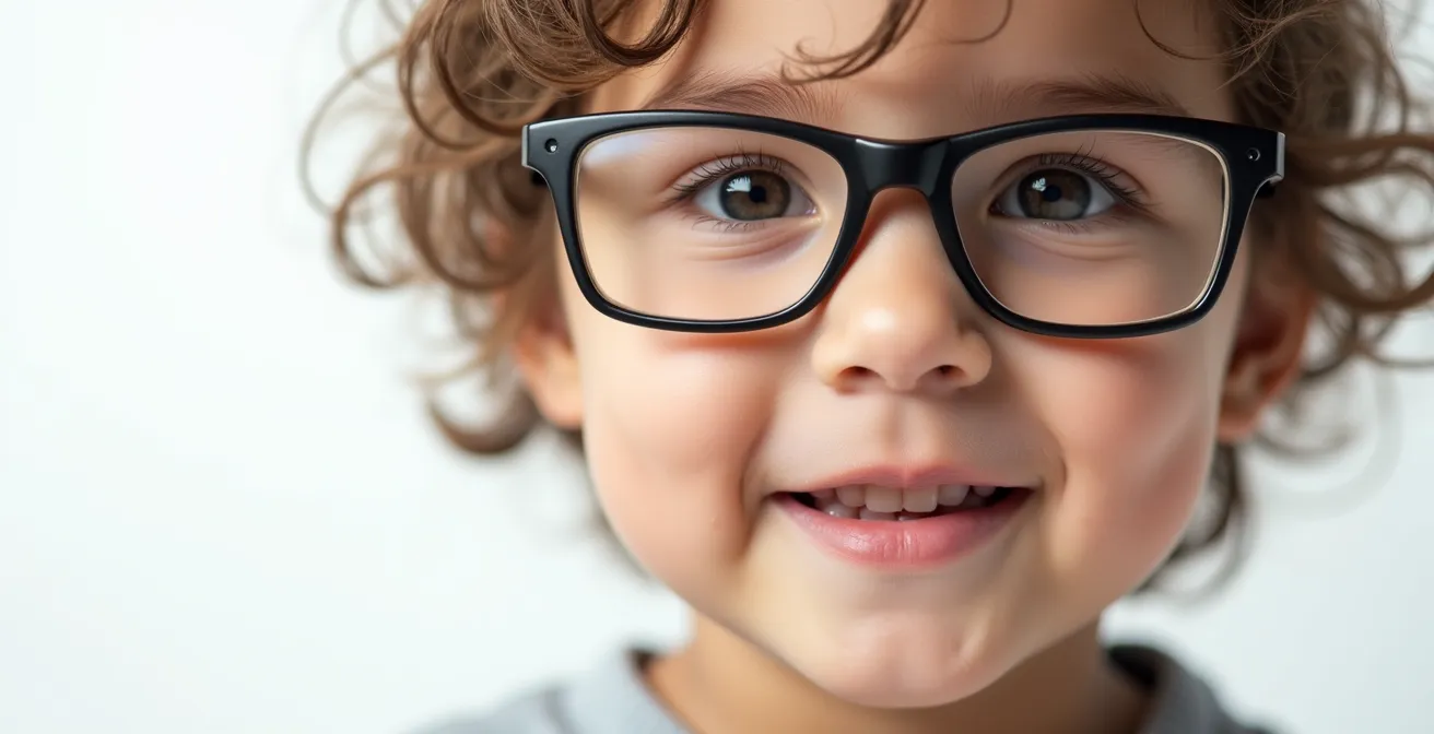 Comparaison subtile de l'évolution morphologique d'un visage d'enfant